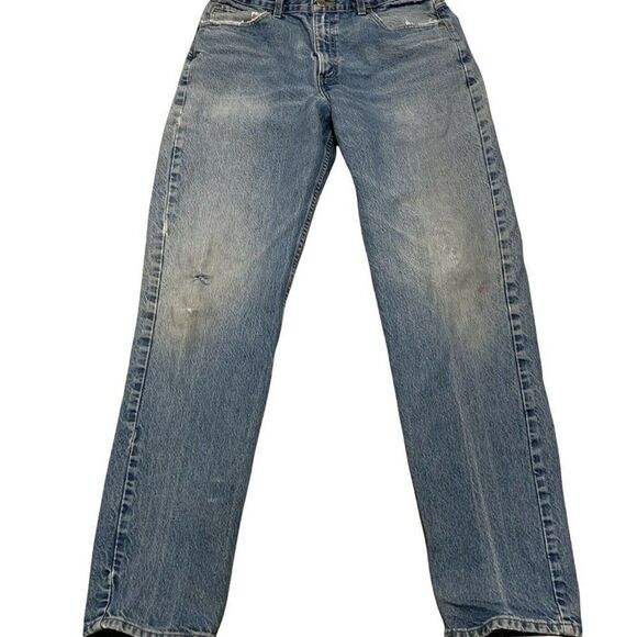 Carhartt Jeans Mens Size 36 X 36 Relaxed Fit Straight Leg B17DST Blue Denim - Picture 1 of 6